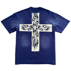 Rain-Soaked Little Girl Print Washed Version Tee 28704430