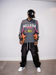 Sports Alphabet Print Mesh Long Sleeve T-Shirt 28531522