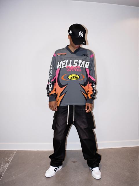 Sports Alphabet Print Mesh Long Sleeve T-Shirt 28531522