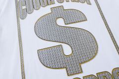 Rhinestone Letter Back Dollar Sign Print Tee 28702266