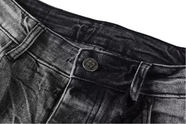 1:1 quality version Ragged Pattern Ripped Jeans 28700615