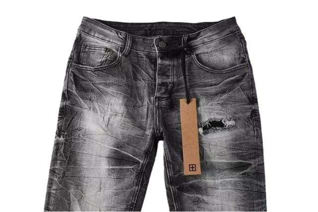 1:1 quality version Ragged Pattern Ripped Jeans 28700615