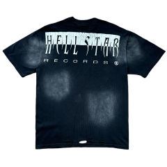 Character Print Washed Version Reversible Distressed Tee 28596852