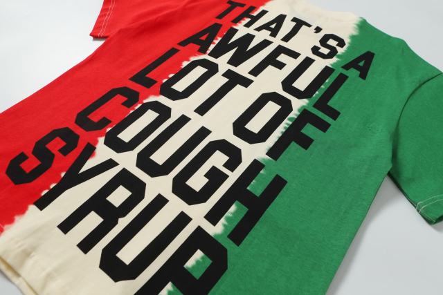 Tri-Color Patchwork Print Tee 2 colors 28703167