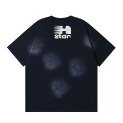 Large H Letter Logo Print Washed Version Tee 28690399
