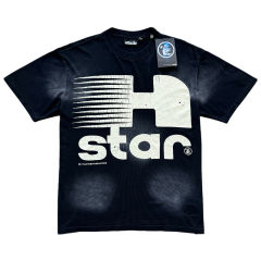 Large H Letter Logo Print Washed Version Tee 28690399
