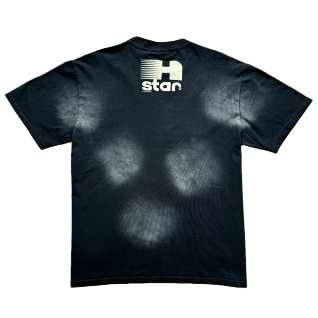 Large H Letter Logo Print Washed Version Tee 28690399