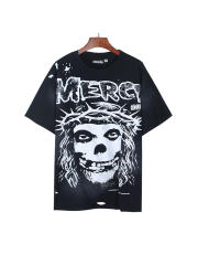 Portrait Print Washed Version Distressed Tee 28653727