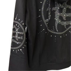 Eclipse logo rhinestone Hoodie & Pants Set 28641979