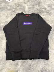 [Special Offer] Sup Purple Box Logo Crewneck Sweatshirt Medium