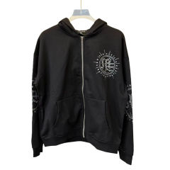 Eclipse logo rhinestone Hoodie & Pants Set 28641979