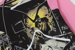 Skeleton Screen-Printed Clothing Washed Version Long Sleeve T-Shirt 2 colors 28691923