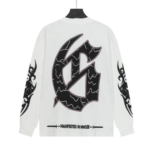 Skeleton City Cycling Print Long Sleeve T-Shirt 2 colors 28690405
