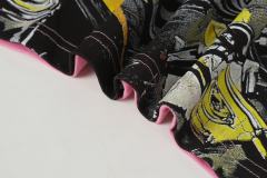 Skeleton Screen-Printed Clothing Washed Version Long Sleeve T-Shirt 2 colors 28691923