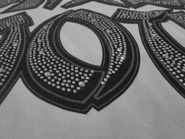 Arch Angel Print Rhinestone Letter Tee 28641973