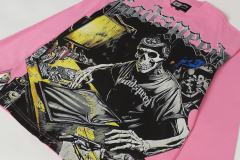 Skeleton Screen-Printed Clothing Washed Version Long Sleeve T-Shirt 2 colors 28691923