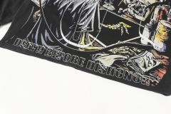 Skeleton Screen-Printed Clothing Washed Version Long Sleeve T-Shirt 2 colors 28691923
