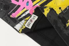 Statue of Liberty Graffiti Letter Print Washed Version Long Sleeve T-Shirt 3 colors 28702248
