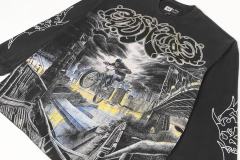 Skeleton City Cycling Print Long Sleeve T-Shirt 2 colors 28690405