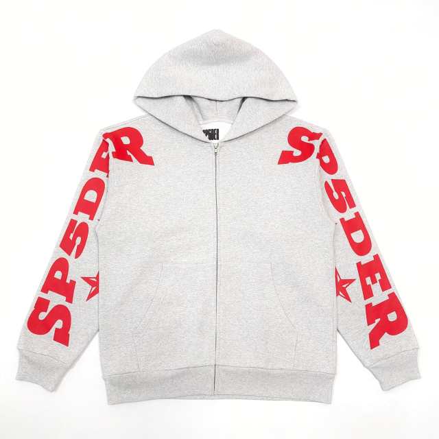 1:1 quality version Red Letter Print Zipper Hoodie & Pants Set 28692870