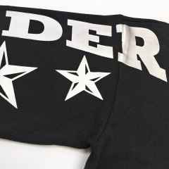 1:1 quality version Silver-Hot-Stamped Letter Print Zipper Hoodie & Pants Set 28656538
