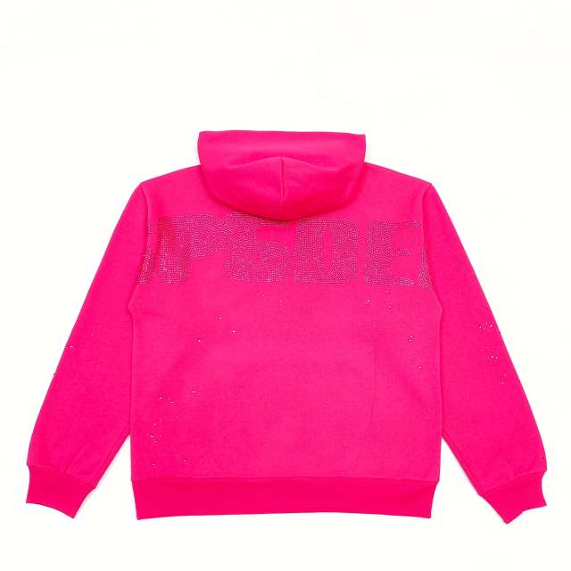 1:1 quality version Rhinestone Letter Logo Hoodie & Pants Set 28710087
