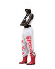 1:1 quality version Red Letter Print Zipper Hoodie & Pants Set 28692870
