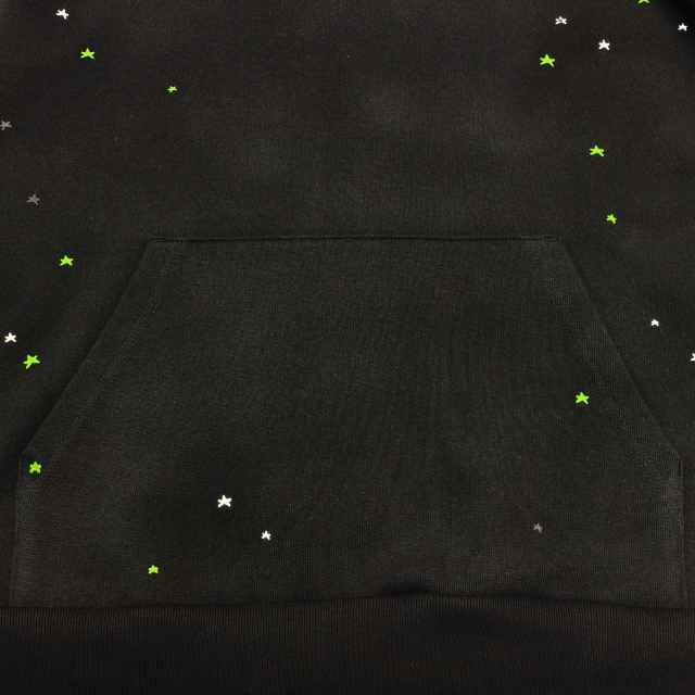 1:1 quality version Green Spider Web Printed Hoodie & Pants Set 28692914