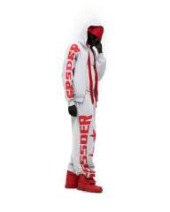 1:1 quality version Red Letter Print Zipper Hoodie & Pants Set 28692870