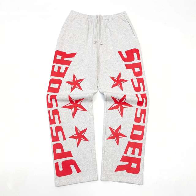 1:1 quality version Red Letter Print Zipper Hoodie & Pants Set 28692870