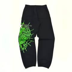 1:1 quality version Green Spider Web Printed Hoodie & Pants Set 28692914