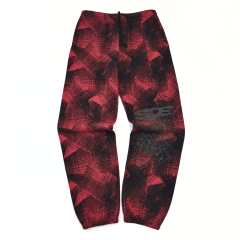 1:1 quality version Black Web Red Line Checkered Hoodie & Pants Set 28631071