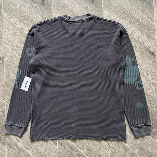 Star 55555 Beluga Heather Grey Waffle Long Sleeve T-Shirt