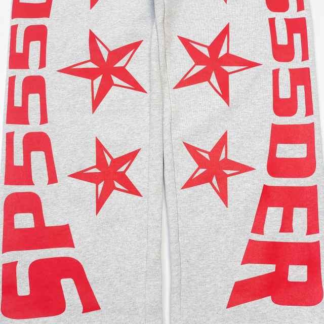 1:1 quality version Red Letter Print Zipper Hoodie & Pants Set 28692870