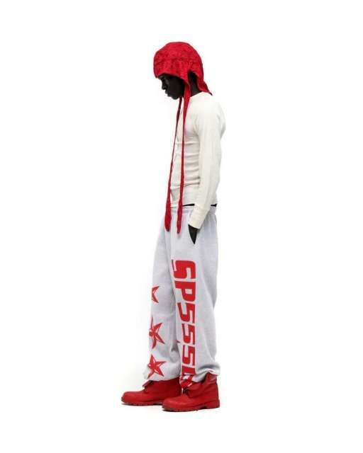 1:1 quality version Red Letter Print Zipper Hoodie & Pants Set 28692870
