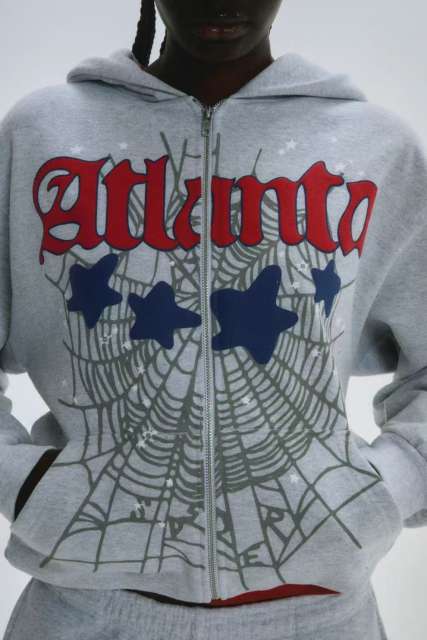 1:1 quality version Atlanta Printed Zipper Hoodie & Pants Set 28493206