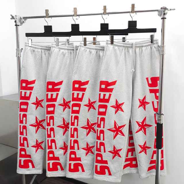 1:1 quality version Red Letter Print Zipper Hoodie & Pants Set 28692870