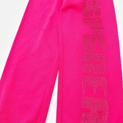 1:1 quality version Rhinestone Letter Logo Hoodie & Pants Set 28710087