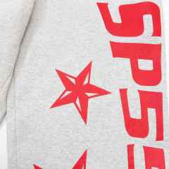 1:1 quality version Red Letter Print Zipper Hoodie & Pants Set 28692870