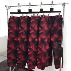 1:1 quality version Black Web Red Line Checkered Hoodie & Pants Set 28631071
