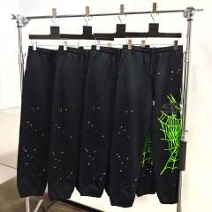 1:1 quality version Green Spider Web Printed Hoodie & Pants Set 28692914