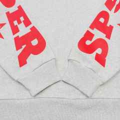1:1 quality version Red Letter Print Zipper Hoodie & Pants Set 28692870