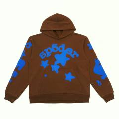 1:1 quality version Blue Star Print Hoodie & Pants Set 28623281
