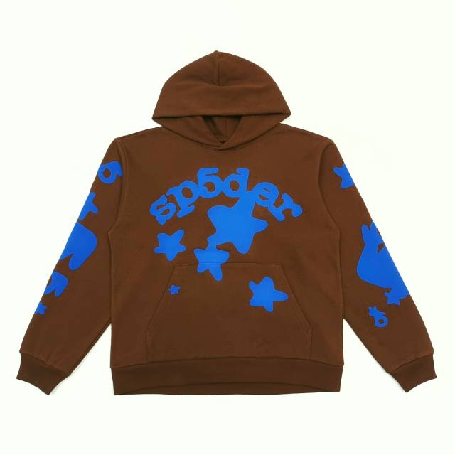 1:1 quality version Blue Star Print Hoodie & Pants Set 28623281