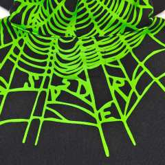 1:1 quality version Green Spider Web Printed Hoodie & Pants Set 28692914
