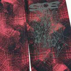1:1 quality version Black Web Red Line Checkered Hoodie & Pants Set 28631071