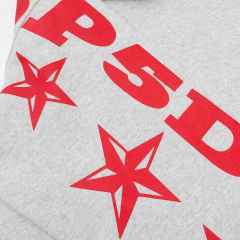 1:1 quality version Red Letter Print Zipper Hoodie & Pants Set 28692870