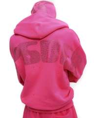 1:1 quality version Rhinestone Letter Logo Hoodie & Pants Set 28710087