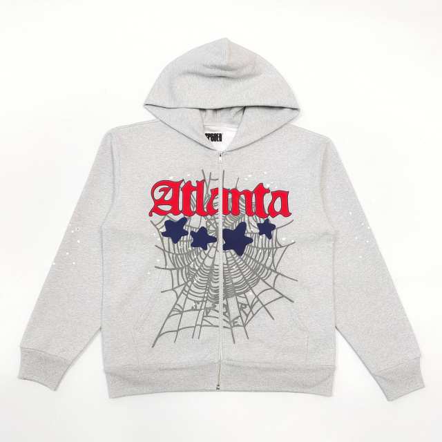 1:1 quality version Atlanta Printed Zipper Hoodie & Pants Set 28493206