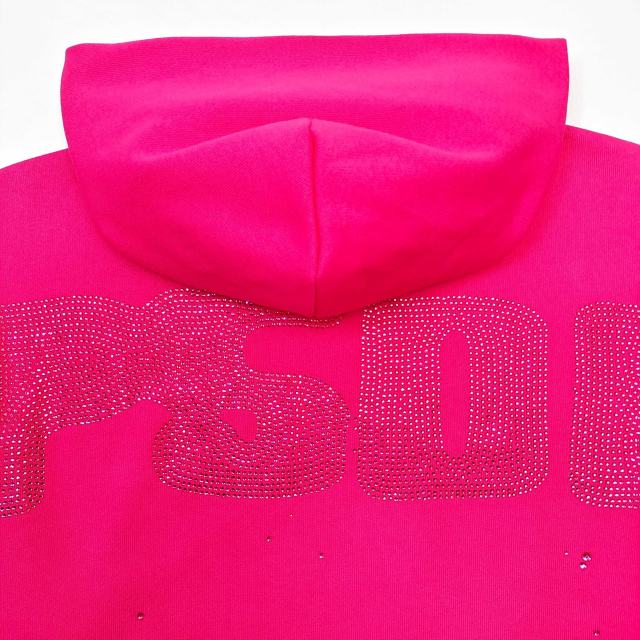 1:1 quality version Rhinestone Letter Logo Hoodie & Pants Set 28710087